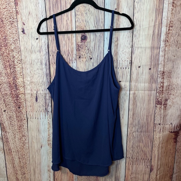 Torrid Navy Blue Spaghetti Strap Top Size 3 - Picture 3 of 3